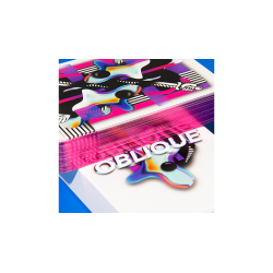 Oblique Gilded Playing Cards by CardCutz wwww.magiedirecte.com
