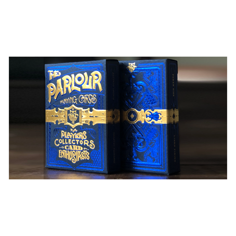 The Parlour Playing Cards (Blue) wwww.magiedirecte.com
