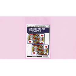 Stickers Autocollant (K of Diamond) - Magic Trick Stickers wwww.magiedirecte.com