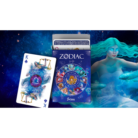 Zodiac - Fortuna Playing Cards wwww.magiedirecte.com