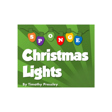 Super-Soft Sponge Christmas Lights by Timothy Pressley and Goshman- Trick wwww.magiedirecte.com