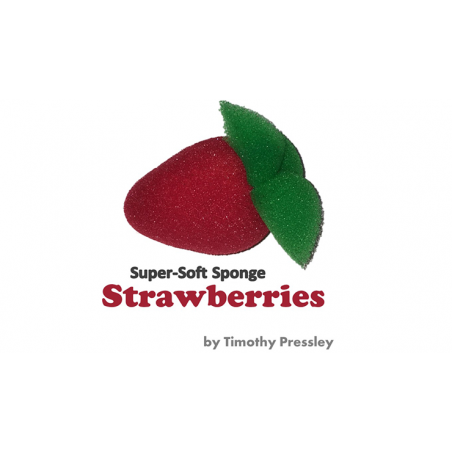 Super-Soft Sponge Strawberries by Timothy Pressley and Goshman - Trick wwww.magiedirecte.com