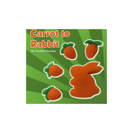 Sponge Carrot to Rabbit by Timothy Pressley and Goshman - Trick wwww.magiedirecte.com