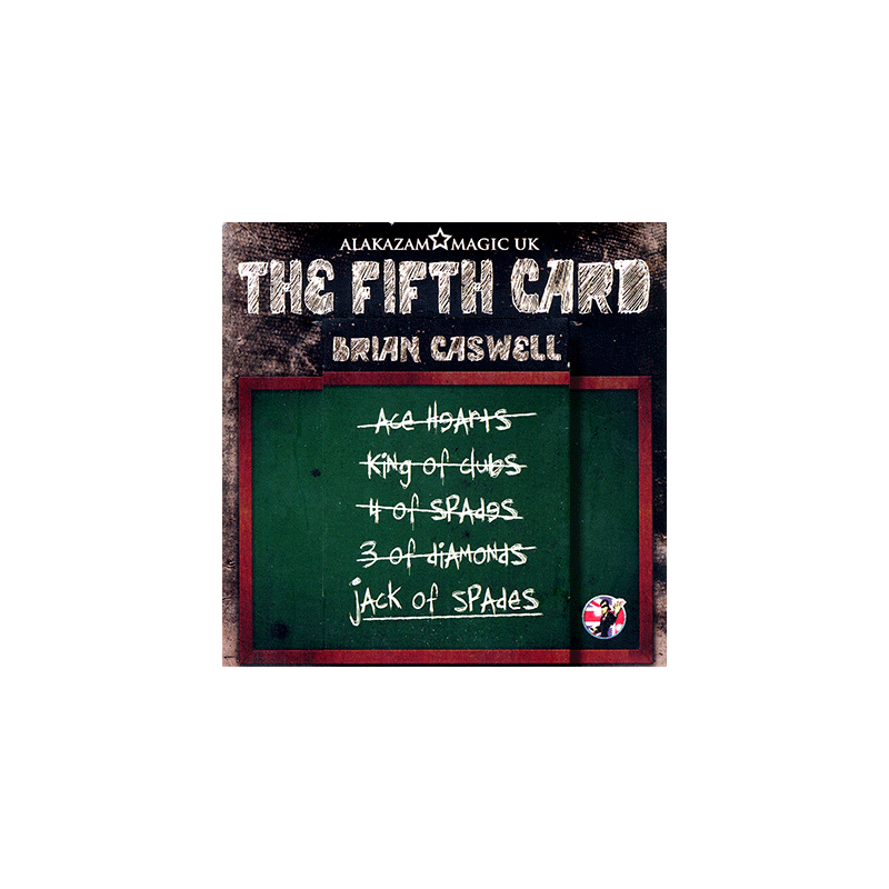 The Fifth Card (DVD and Gimmicks) by Brian Caswell & Alakazam Magic - Trick wwww.magiedirecte.com