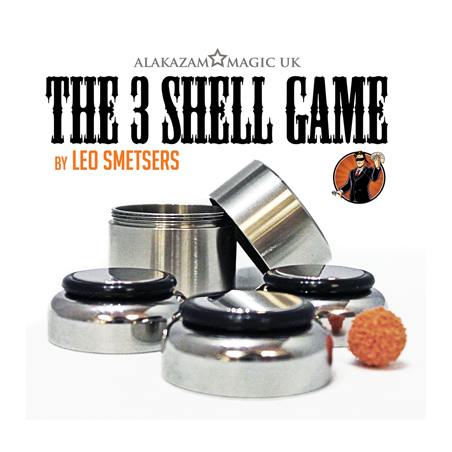 Three Shell Game (Gimmicks and Online Instructions) by Leo Smetsers and Alakazam Magic - Trick wwww.magiedirecte.com