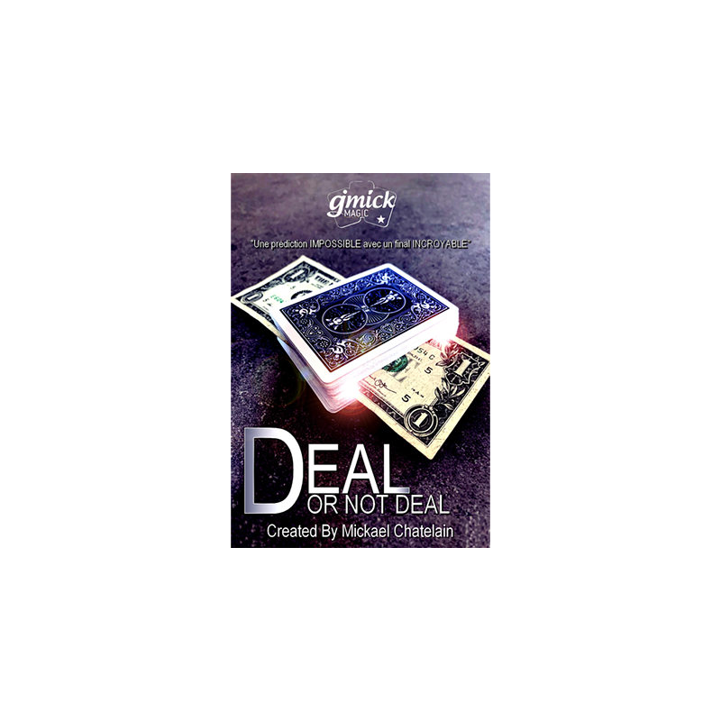 DEAL OR NOT DEAL Blue (Gimmick and Online Instructions) by Mickael Chatelain - Trick wwww.magiedirecte.com