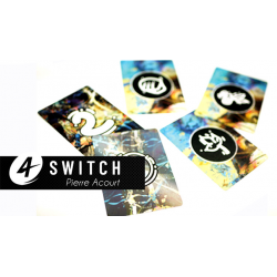 4 Switch (Gimmicks and Online Instructions) by Pierre Acourt & Magic Dream - Trick wwww.magiedirecte.com