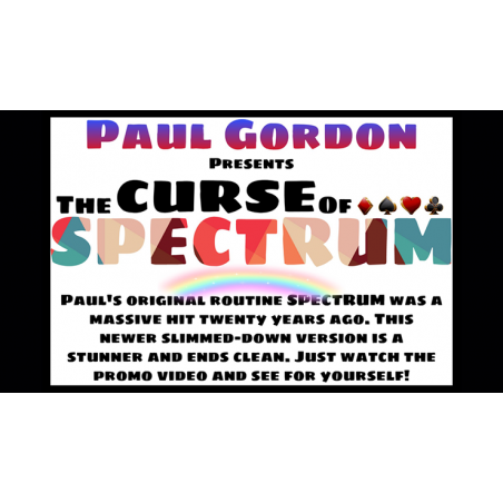 The Curse of Spectrum by Paul Gordon -Trick wwww.magiedirecte.com