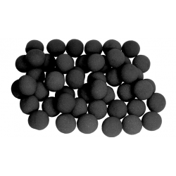 1.5 inch Regular Sponge Balls (Black) Bag of 50 wwww.magiedirecte.com