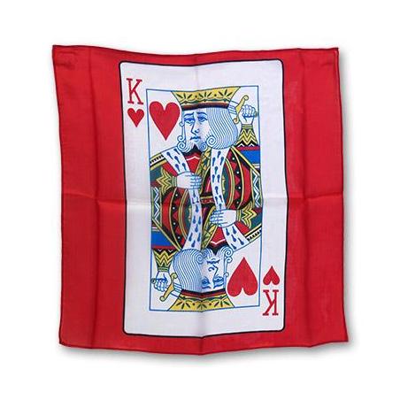 Silk 18 inch King of Hearts Card from Magic by Gosh - Trick wwww.magiedirecte.com
