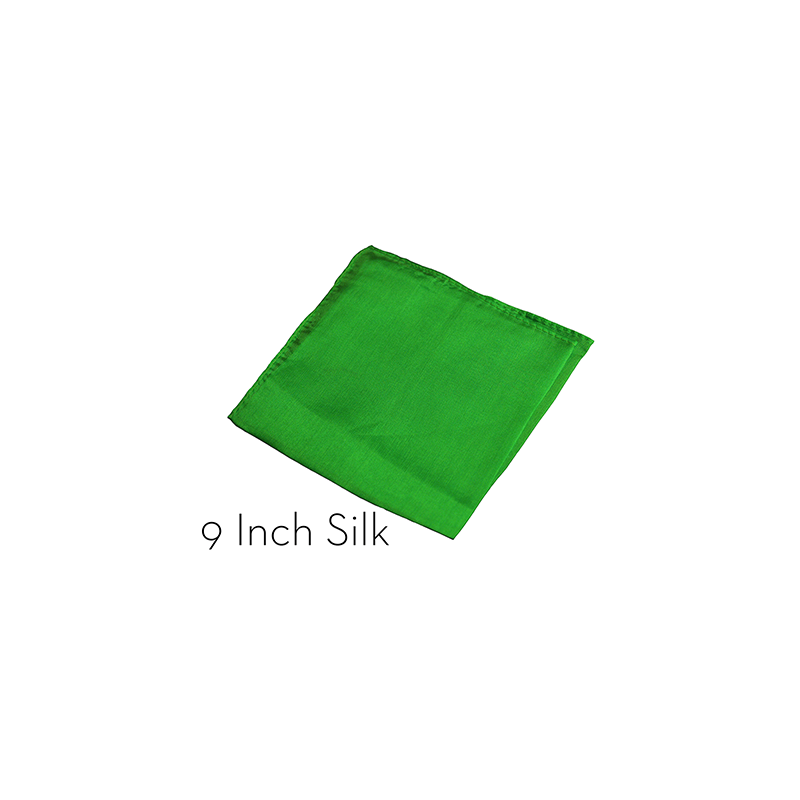 Silk 9 inch (Green) Magic by Gosh - Trick wwww.magiedirecte.com