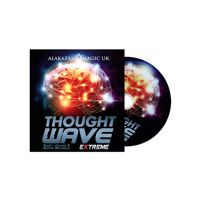 Thought Wave Extreme (Props and DVD) by Gary Jones & Alakazam Magic - DVD wwww.magiedirecte.com
