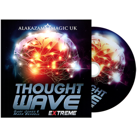 Thought Wave Extreme (Props and DVD) by Gary Jones & Alakazam Magic - DVD wwww.magiedirecte.com