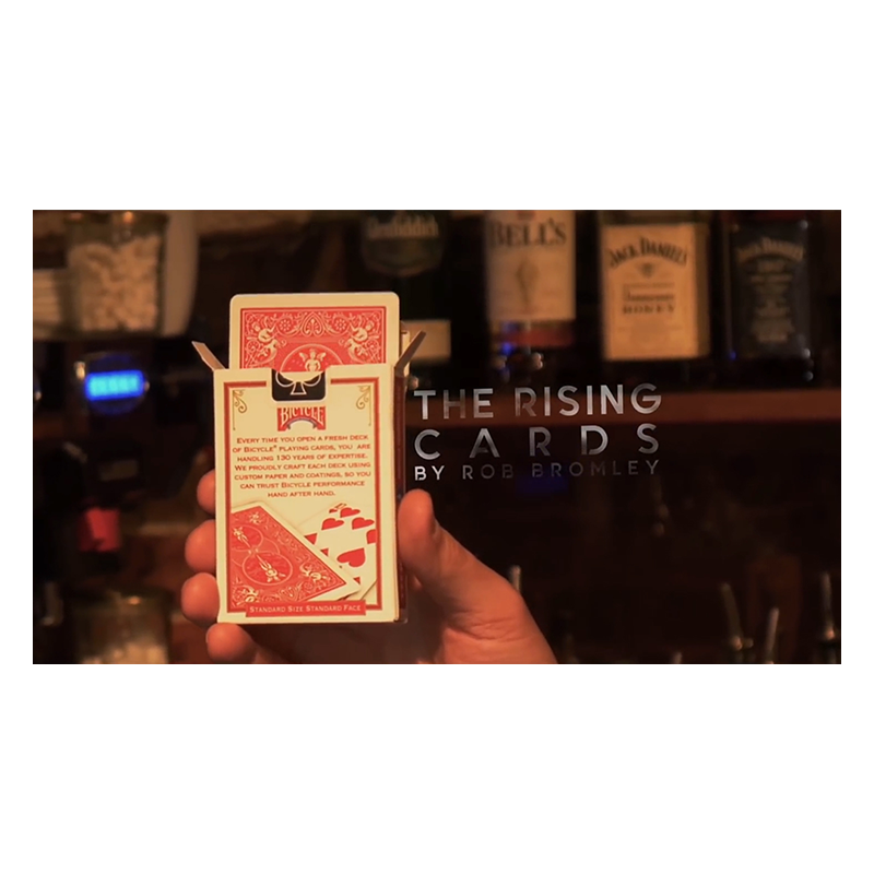 Alakazam Magic Presents The Rising Cards Red (DVD and Gimmicks) by Rob Bromley - Trick wwww.magiedirecte.com