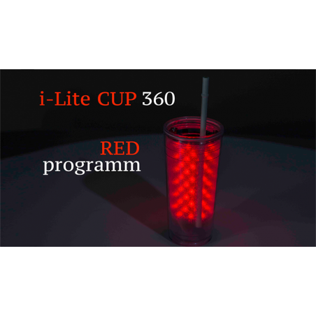 I-Lite Cup 360 Red by Victor Voitko (Gimmick and Online Instructions) - Trick wwww.magiedirecte.com