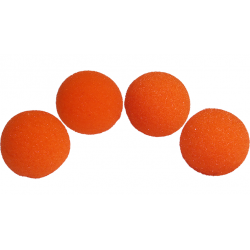 Yellow Pack of 4 from Magic by Gosh 1.5 inch Super Soft Sponge Balls 
