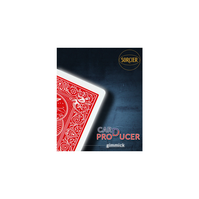 Card Production Gimmick Red by Sorcier Magic - Trick wwww.magiedirecte.com