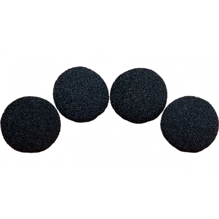 1.5 inch High Density Ultra Soft Sponge Ball (Black) Pack of 4 from Magic by Gosh wwww.magiedirecte.com