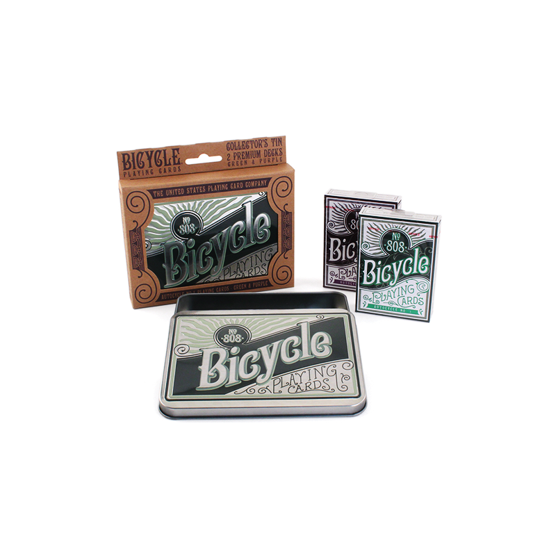 BICYCLE RETRO TIN - US Playing Card wwww.magiedirecte.com
