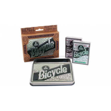 Bicycle Retro Tin Playing Cards by US Playing Card Co wwww.magiedirecte.com