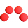 1.5 inch High Density Ultra Soft Sponge Ball (Red) Pack of 4 from Magic by Gosh wwww.magiedirecte.com