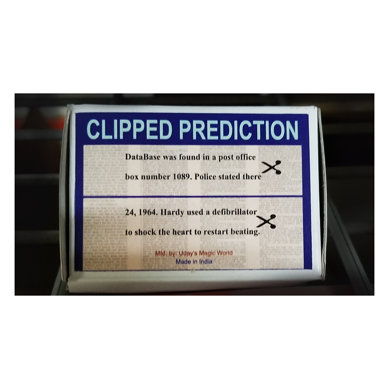 CLIPPED PREDICTION (PO Box/Medic) - Uday wwww.magiedirecte.com