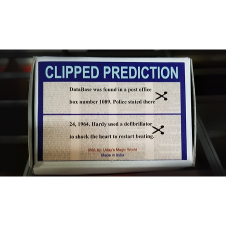 CLIPPED PREDICTION (PO Box/Medic) by Uday - Trick wwww.magiedirecte.com