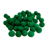 Balle Mousse 2,50 cm Verte super Soft pack de 50 Balles wwww.magiedirecte.com