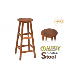 Comedy Electric Stool (Wood) by Sorcier Magic - Trick wwww.magiedirecte.com