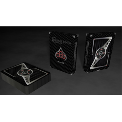 Chrome Kings Carbon Playing Cards (Standard) wwww.magiedirecte.com