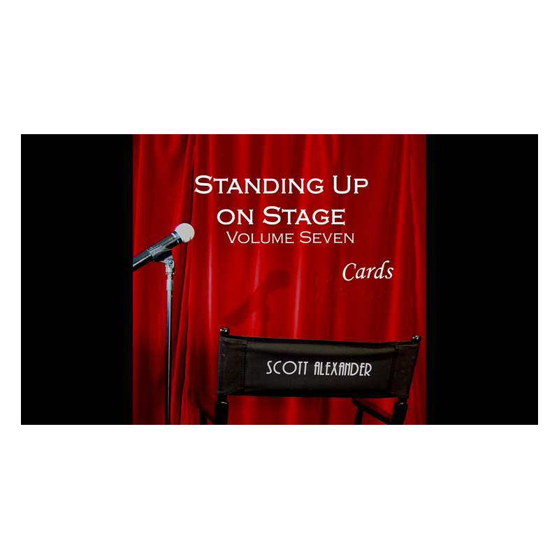 STANDING UP ON STAGE Vol 7 CARDS - Scott Alexander wwww.magiedirecte.com