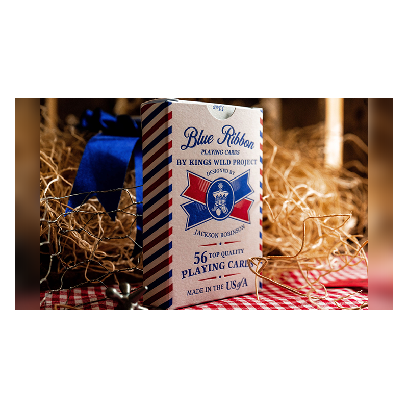 Blue Ribbon Playing Cards by Kings Wild Project Inc. wwww.magiedirecte.com