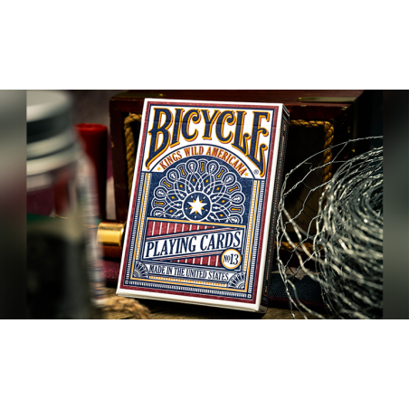 Kings Wild Bicycle Americana Playing  Cards by Jackson Robinson wwww.magiedirecte.com