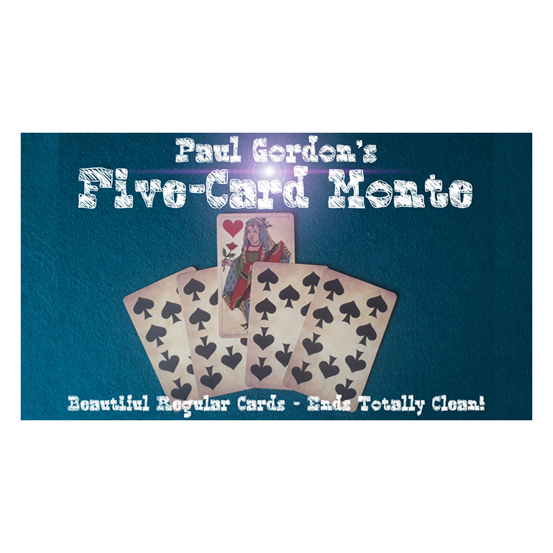FIVE CARD MONTE by Paul Gordon - Trick wwww.magiedirecte.com
