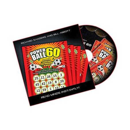 Powerball 60 (DVD, Gimmick, US Lotto) by Richard Sanders and Bill Abbott - DVD wwww.magiedirecte.com