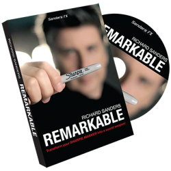 Remarkable (DVD and Gimmick) by Richard Sanders -DVD wwww.magiedirecte.com