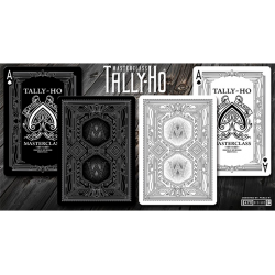 Tally-Ho Masterclass (Black) Playing Cards wwww.magiedirecte.com