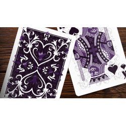 Purple Tulip Playing Cards Dutch Card House Company wwww.magiedirecte.com