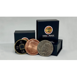 Triple TUC (Tango Ultimate Coin) Tricolor with Online Instructions by Tango - Trick wwww.magiedirecte.com