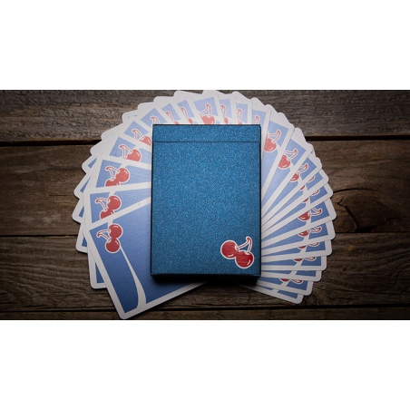 Cherry Casino House Deck Playing Cards (Tahoe Blue) by Pure Imagination Projects wwww.magiedirecte.com