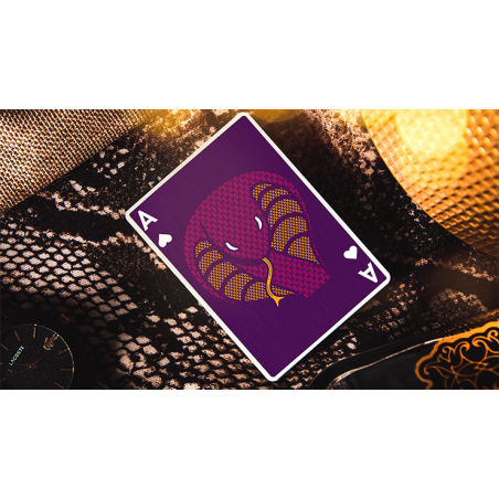 The Serpent (Purple) Playing Cards wwww.magiedirecte.com