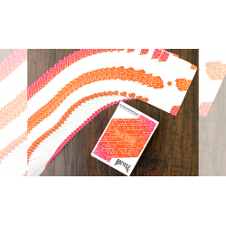 Orange Bump Neon Playing Cards by US Playing Card Co wwww.magiedirecte.com