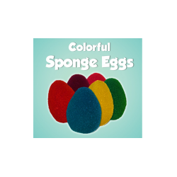 Colorful Sponge Eggs by Timothy Pressley and Goshman- Trick wwww.magiedirecte.com