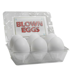High Quality Blown Eggs(White / 6-pack)by The Great Gorgonzola - Trick wwww.magiedirecte.com