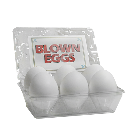 High Quality Blown Eggs(White / 6-pack)by The Great Gorgonzola - Trick wwww.magiedirecte.com