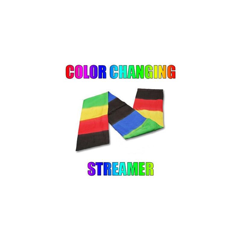 Color Changing Streamer by Vincenzo Di Fatta - Tricks wwww.magiedirecte.com