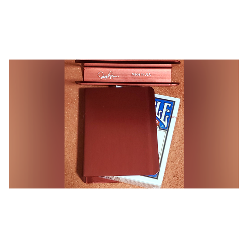 THE PORPER CARD CLIP (Rouge) FLAT-SPINE wwww.magiedirecte.com