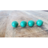 SET OF 4 LEATHER BALLS FOR CUPS AND BALLS (Green) wwww.magiedirecte.com
