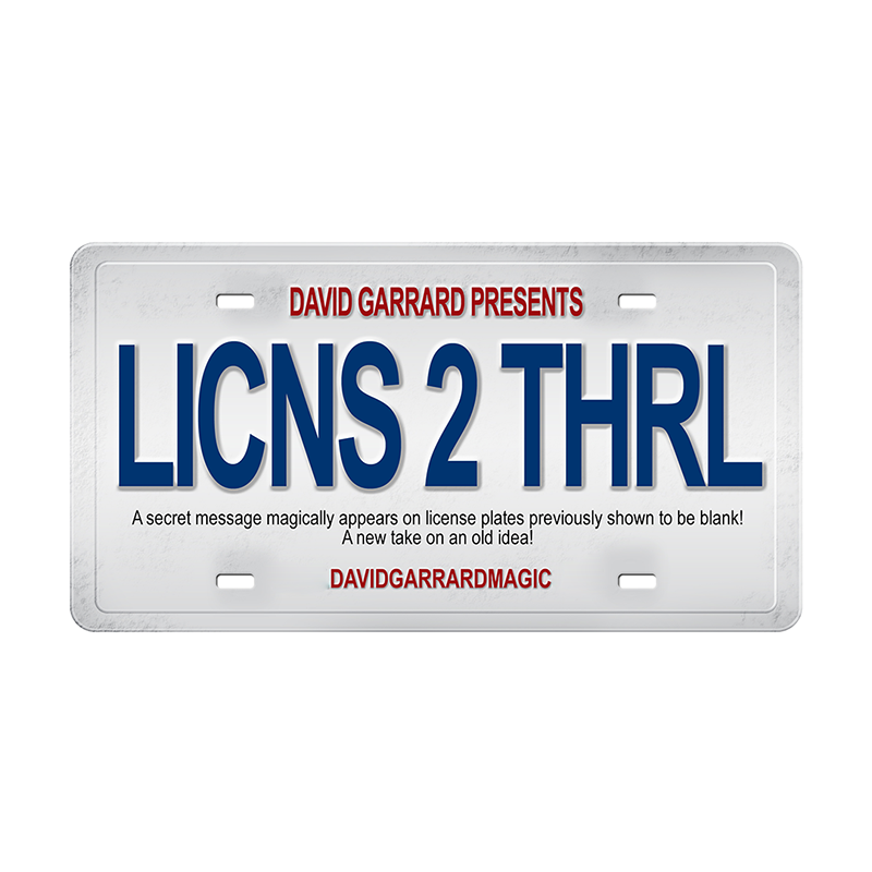 License to Thrill by David Garrard - Trick wwww.magiedirecte.com