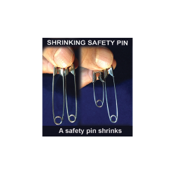 SHRINKING SAFETY PIN - Trick wwww.magiedirecte.com